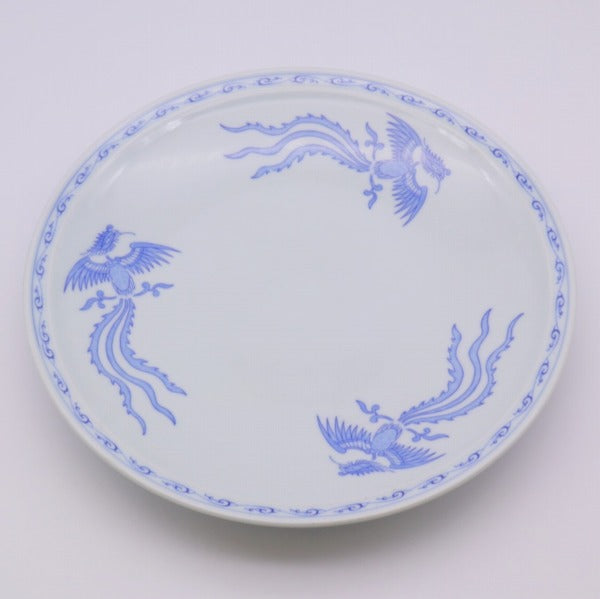 美濃焼 満漢 丸尺1皿 [ 大皿 ] 約34.6×5cm