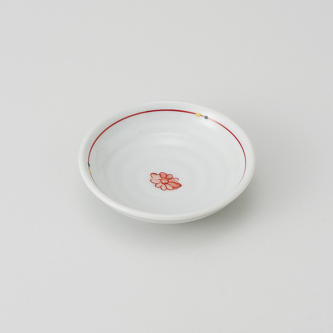 小花 六兵衛3.3深皿 [ 小皿・豆皿 ] 9.7x2.4cm