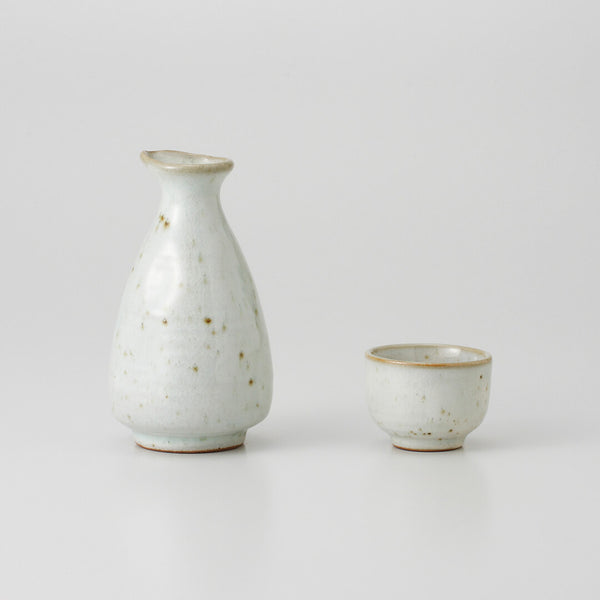 淡雪 二合徳利 [ 酒器・徳利 ] 8.3×14.4cm 300cc