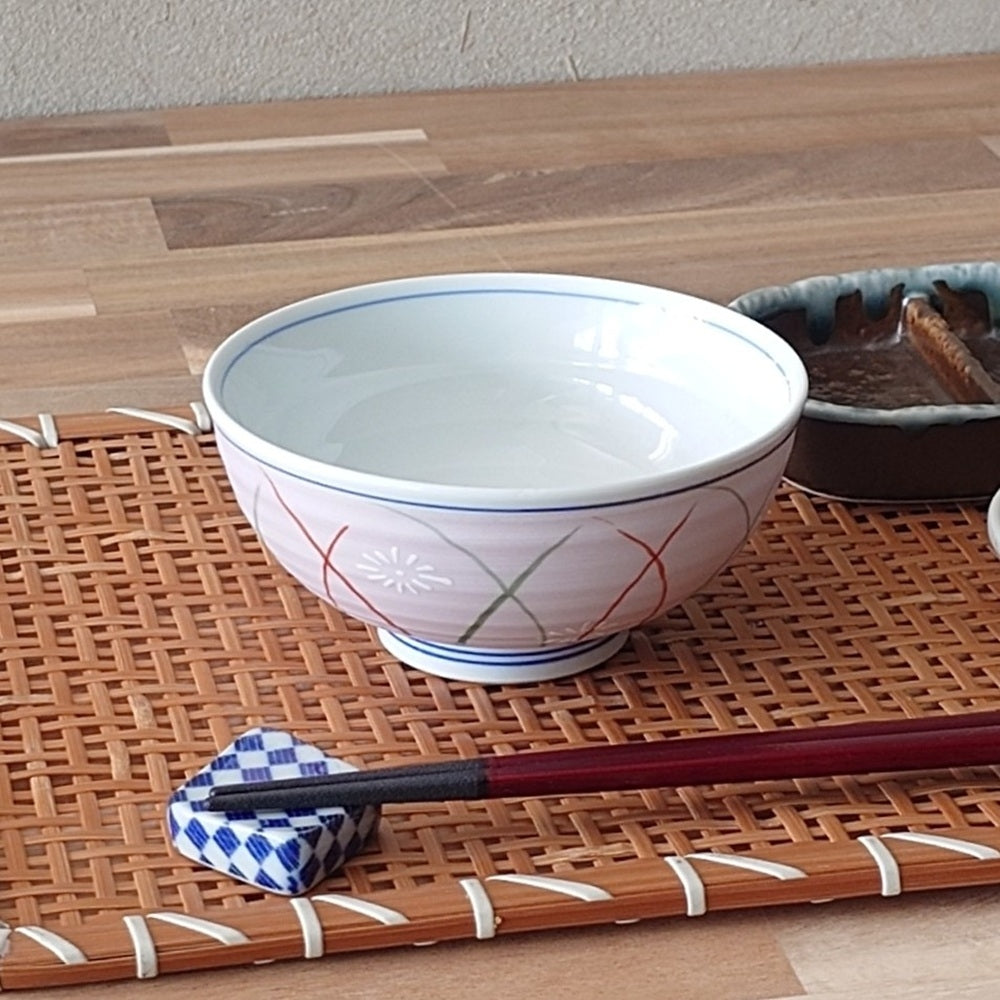 紫銀彩武蔵野 茶碗
