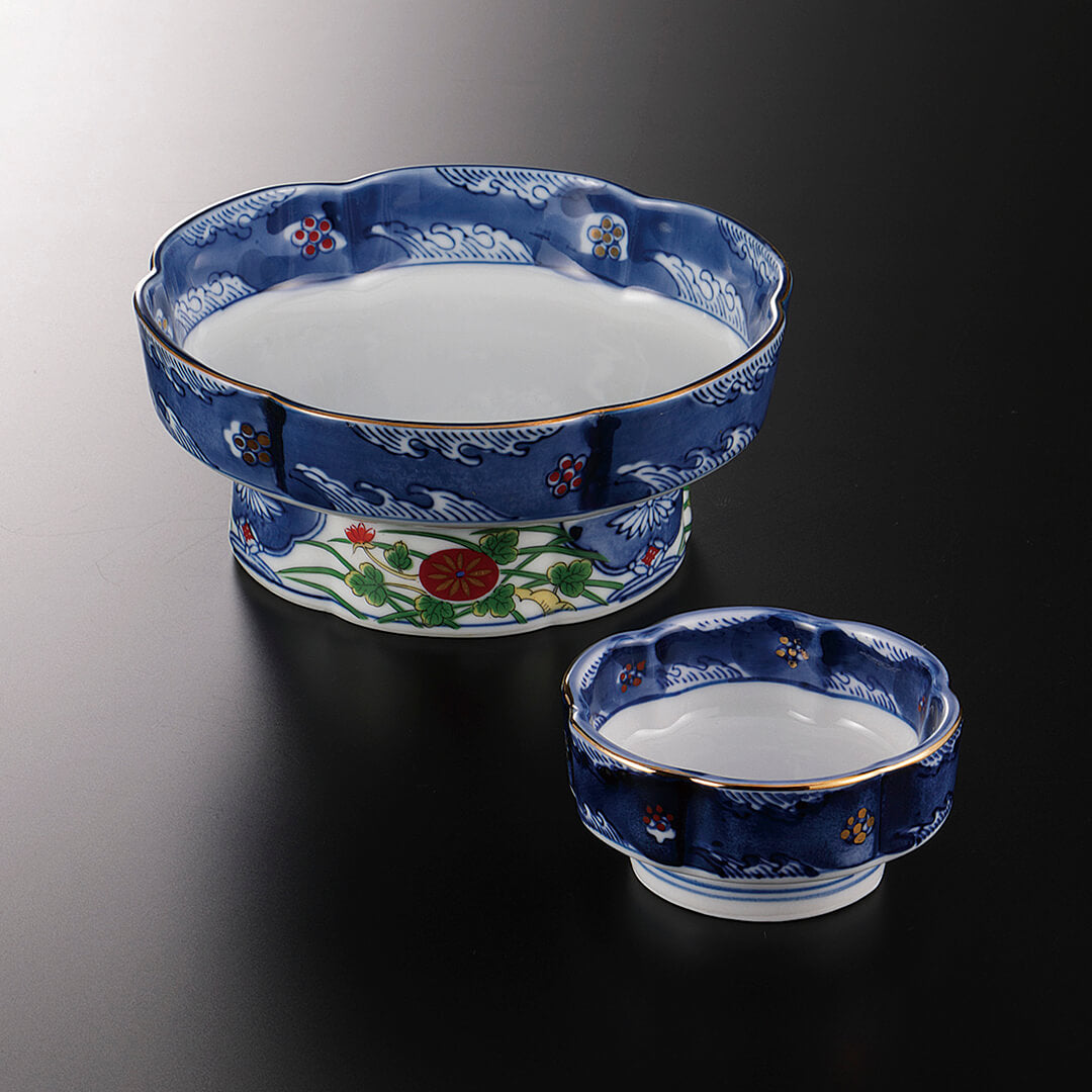 古伊万里 刺身鉢 [ 向付 ] 16x6.7cm