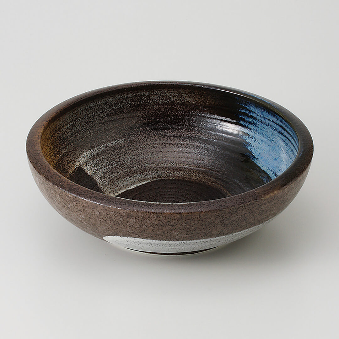 唐津刷毛目 6.5渕厚ボール [ 丼 ] 20.2x6.7cm