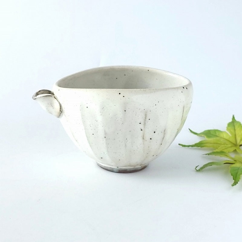 粉引面取り 片口冷酒器 [ 酒器・徳利・ぐい吞み ] 14.5×10×8.3cm 約300cc