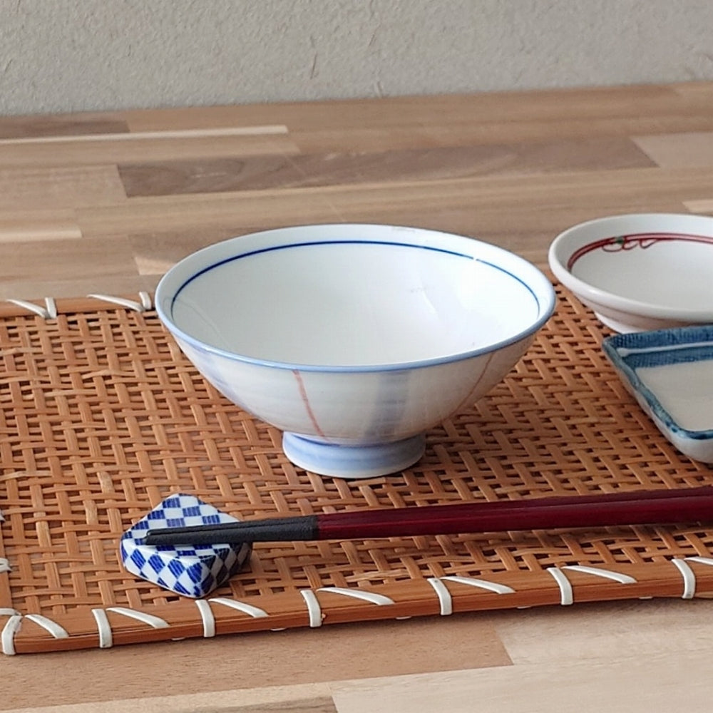 二色筋 中平 [ 茶碗・飯丼 ] 11.7x5.2cm