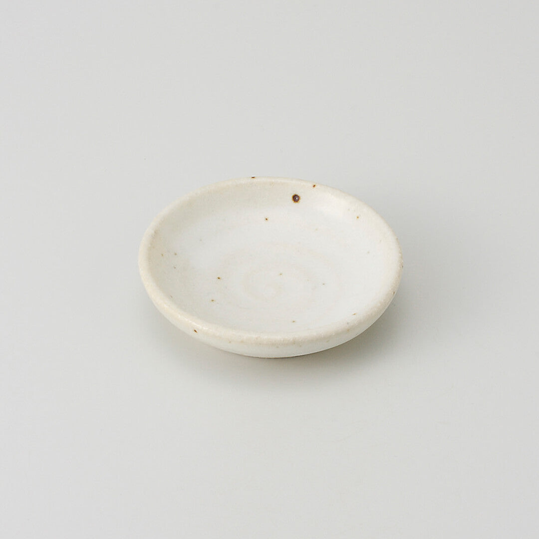 白釉 3.0小皿 [ 小皿・豆皿 ] 9.2x2.2cm