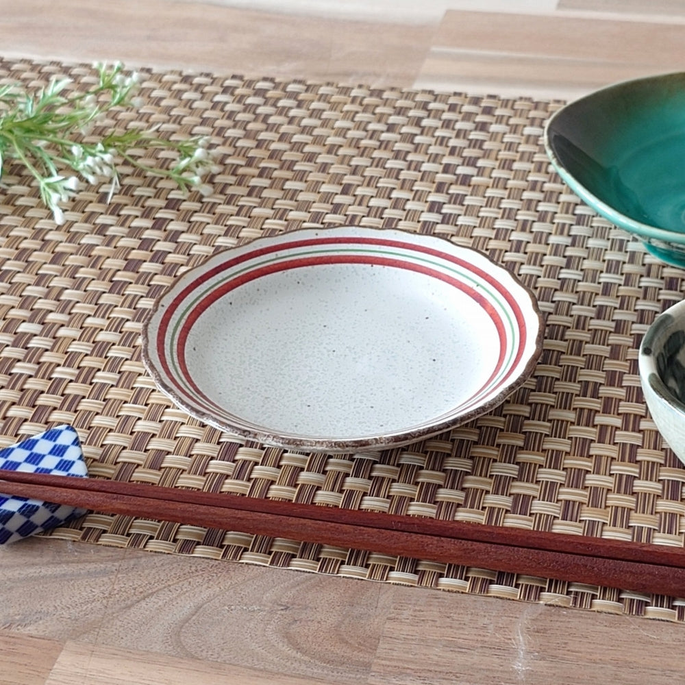 駒彩 波渕4.0皿 [ 小皿・豆皿 ] 12.5cm