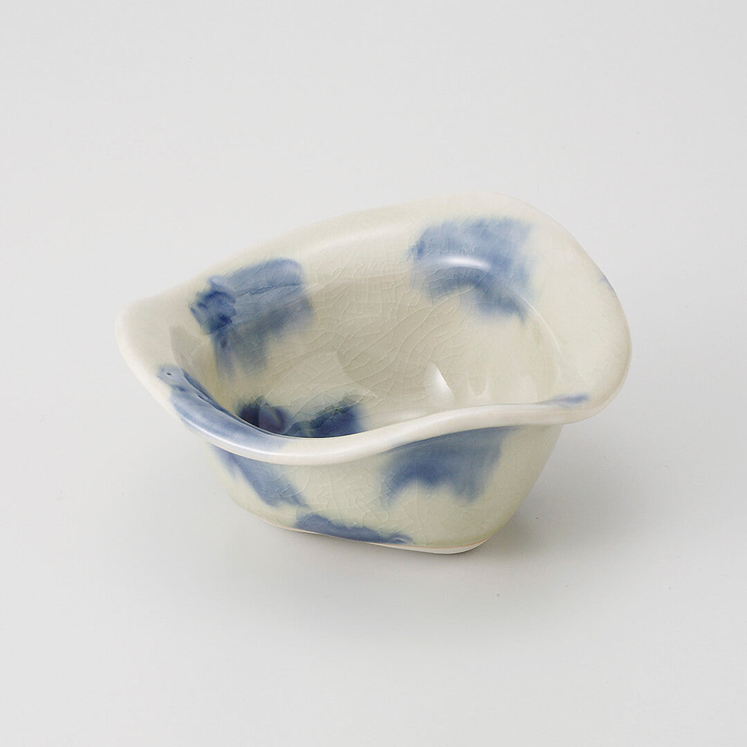 青荒刷毛 三角鉢 [ 小鉢・中鉢 ] 13.1x12.8x6.1cm