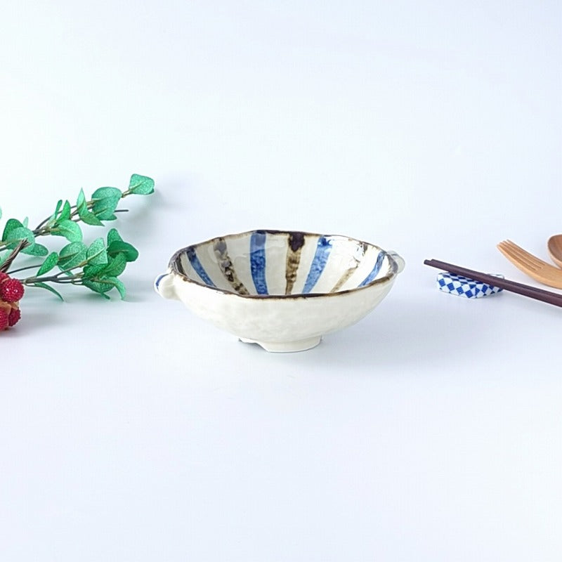 安南十草 手付鉢 [ 小鉢・中鉢 ] 16.3x13.3x5cm