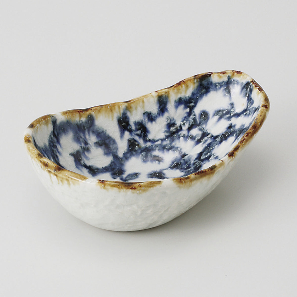 かいらぎ唐草 岩目たたき小付 12.2×9×4cm