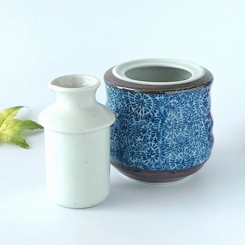 たこ唐草 酒燗器(小) [ 酒器・徳利・ぐい吞み・湯かん ] 10.1×12.4cm