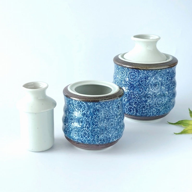 たこ唐草 酒燗器(小) [ 酒器・徳利・ぐい吞み・湯かん ] 10.1×12.4cm