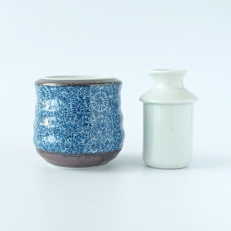 たこ唐草 酒燗器(小) [ 酒器・徳利・ぐい吞み・湯かん ] 10.1×12.4cm
