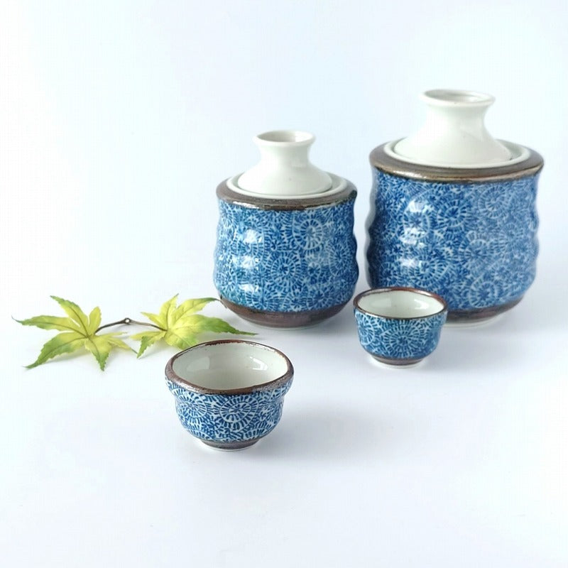 たこ唐草 ぐい呑(大) [ 酒器・徳利・ぐい吞み ] 7×4.5cm