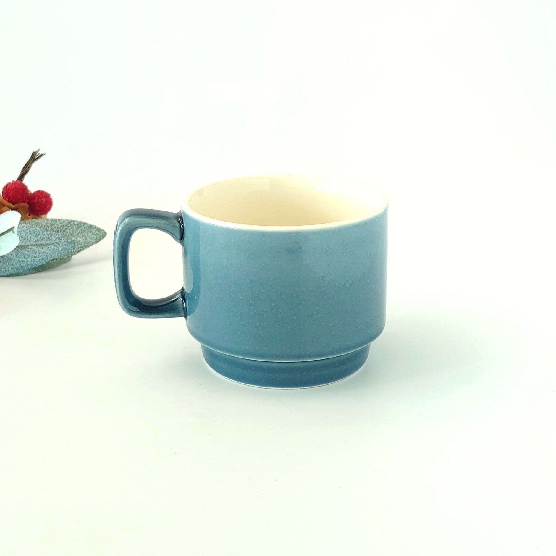 アースブルー スタックコーヒーカップ [ マグ・スープカップ ] 11.3x8.4x7cm 250cc