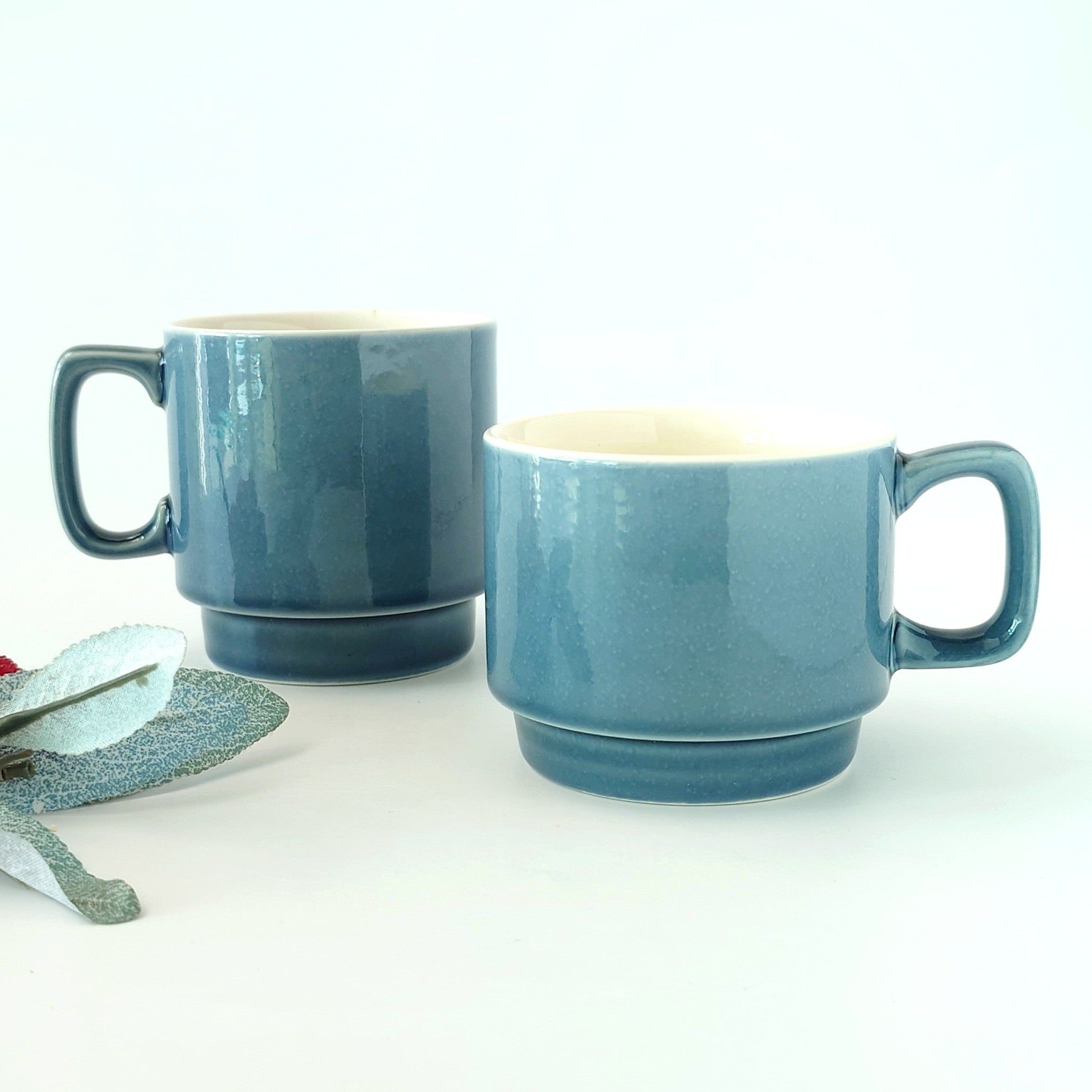 アースブルー スタックコーヒーカップ [ マグ・スープカップ ] 11.3x8.4x7cm 250cc