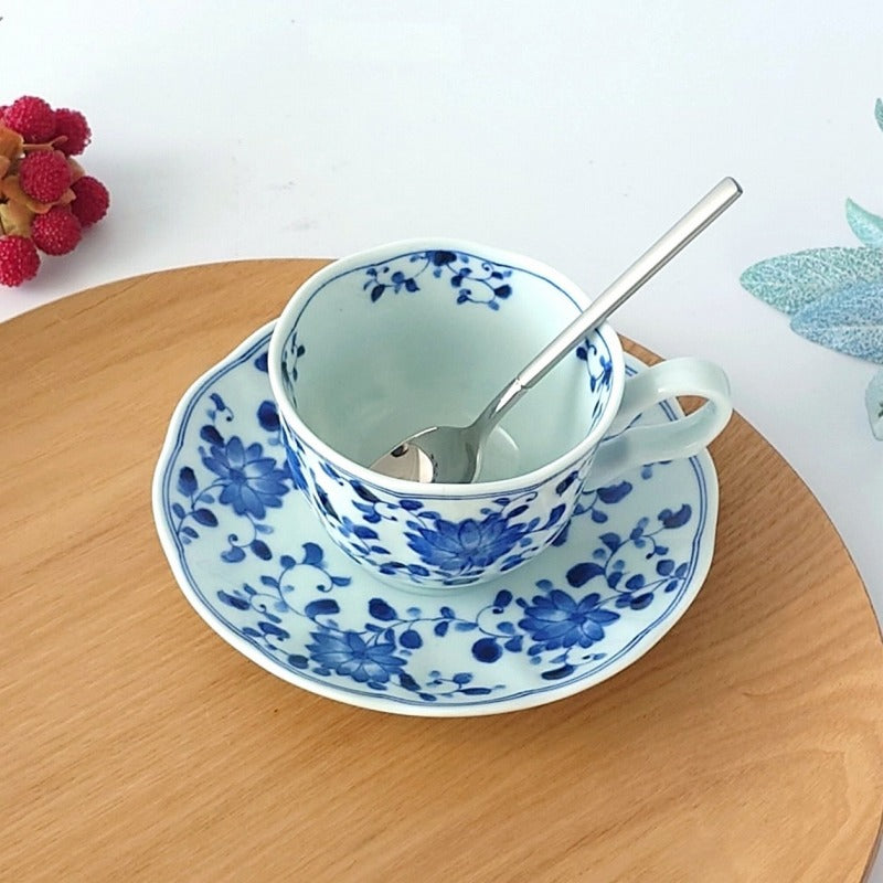 菊唐草 コーヒー ティー カップ ソーサー
