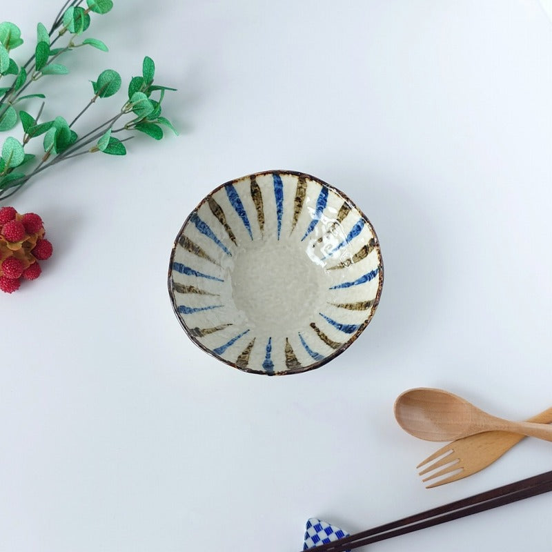 安南十草 丸鉢 [ 向付 ] 15.4x14.8x4.8cm