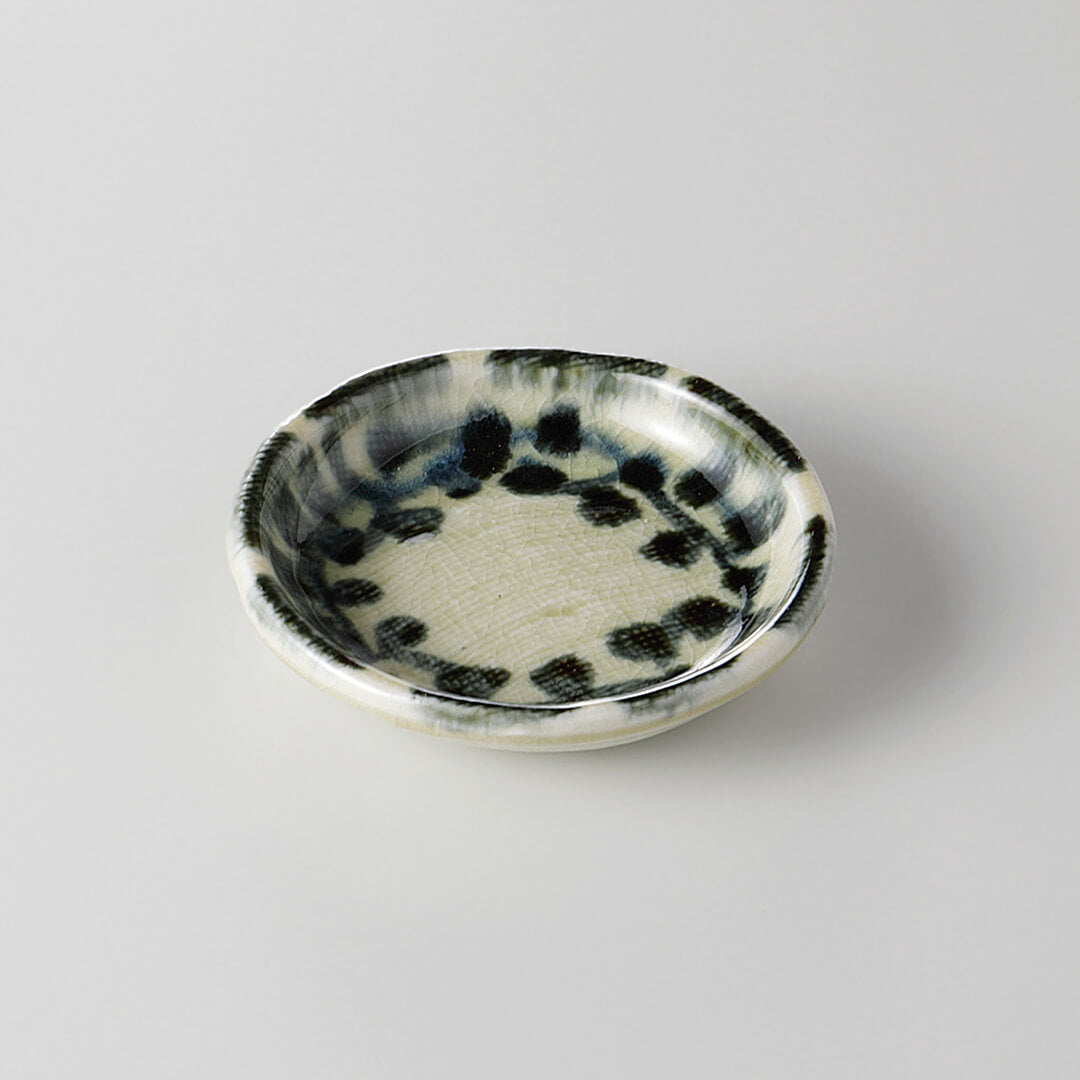 呉須唐草 玉渕3.0皿 [ 小皿・豆皿 ] 8.7x1.8cm