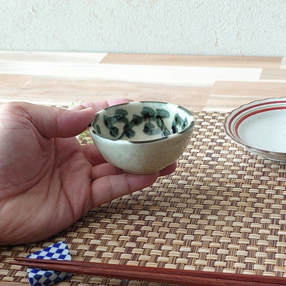 呉須唐草 丸千代口 [ 珍味・小付 ] 8.4x3.8cm