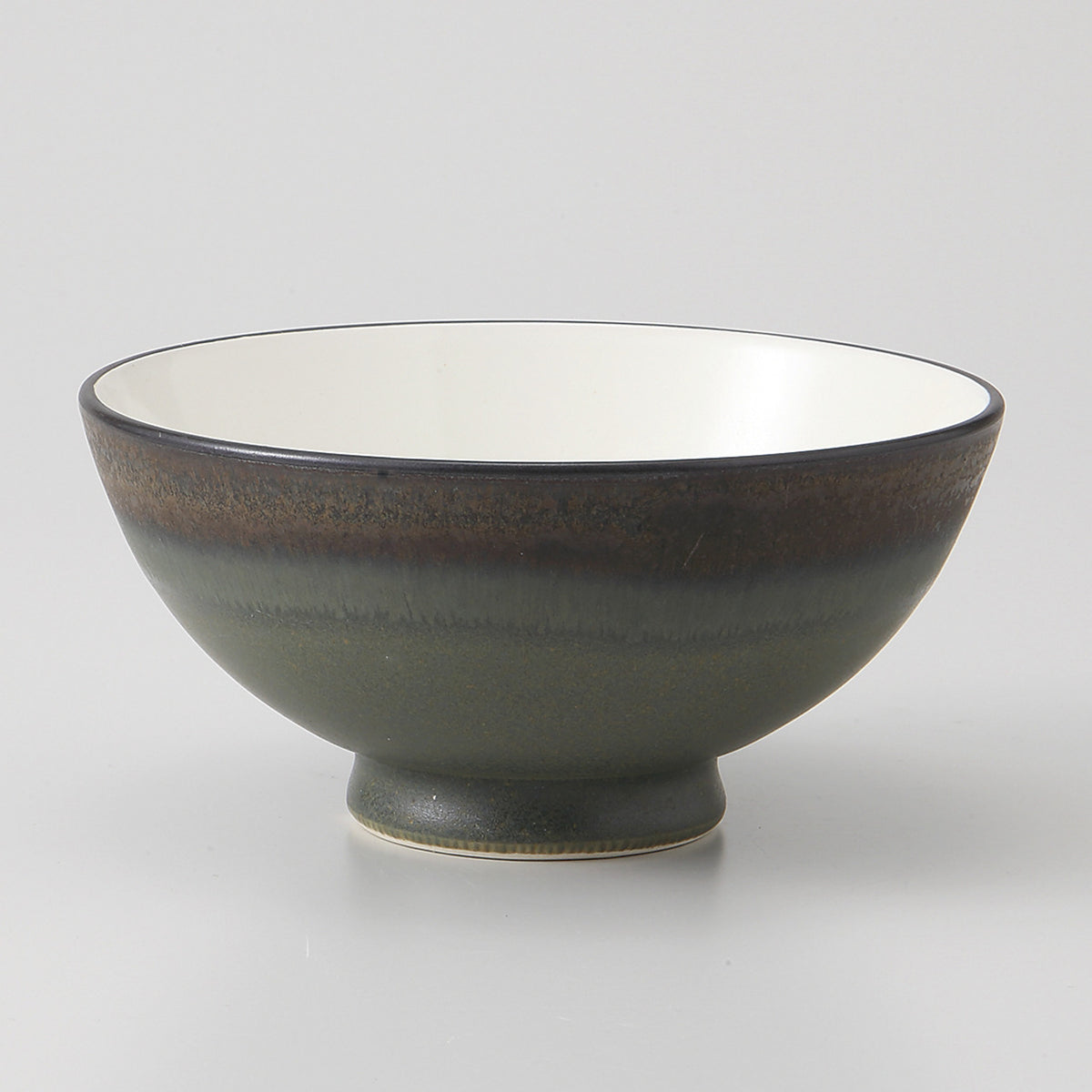 mossグリーン 飯碗(小) 12.2×5.8cm