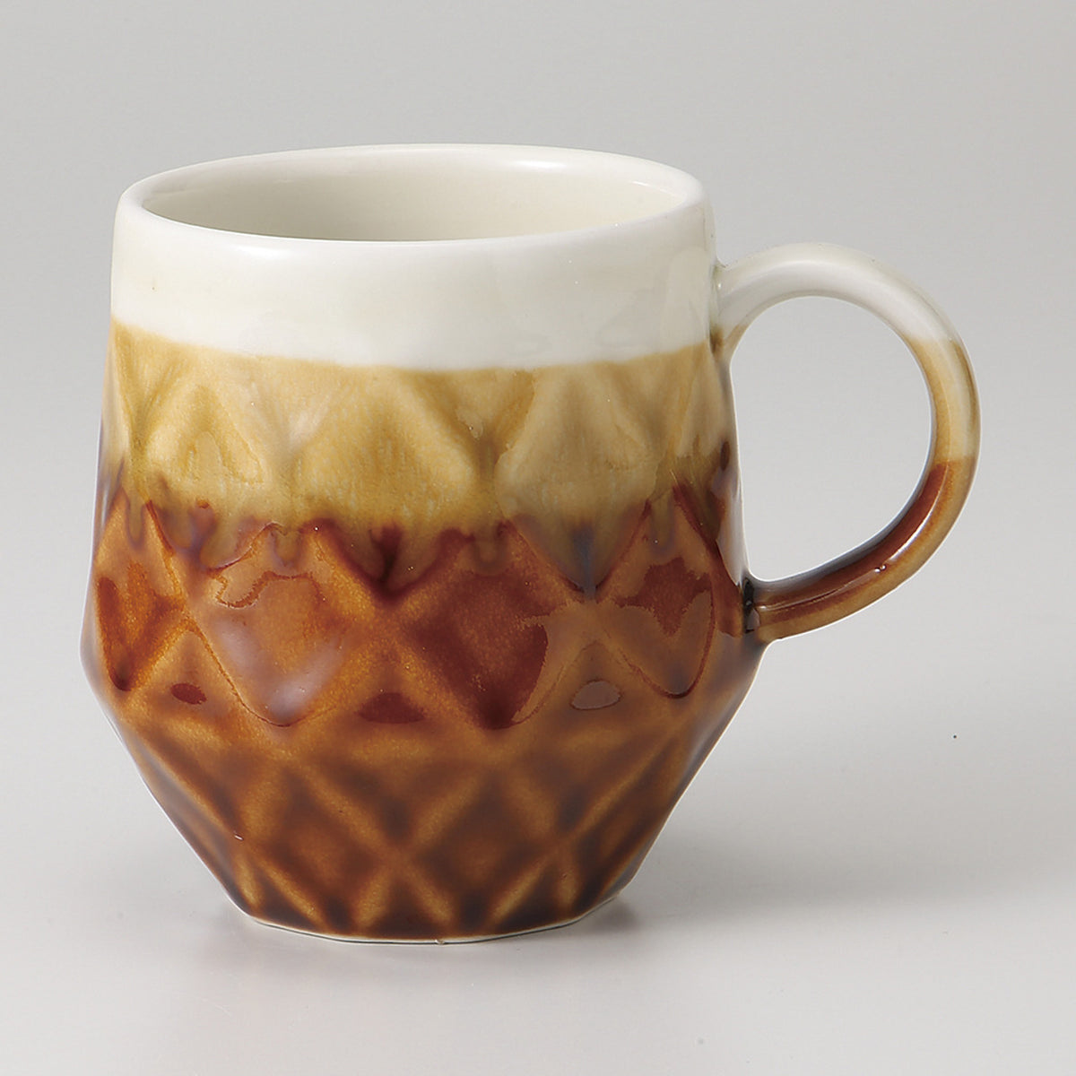 アメヌリワケ 菱紋マグ 12×9×H9.8cm 390cc