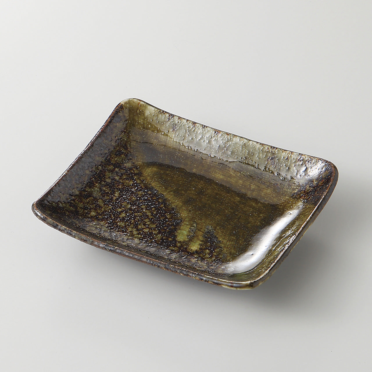 おりべ流し のり皿 14.1×11.4×3cm