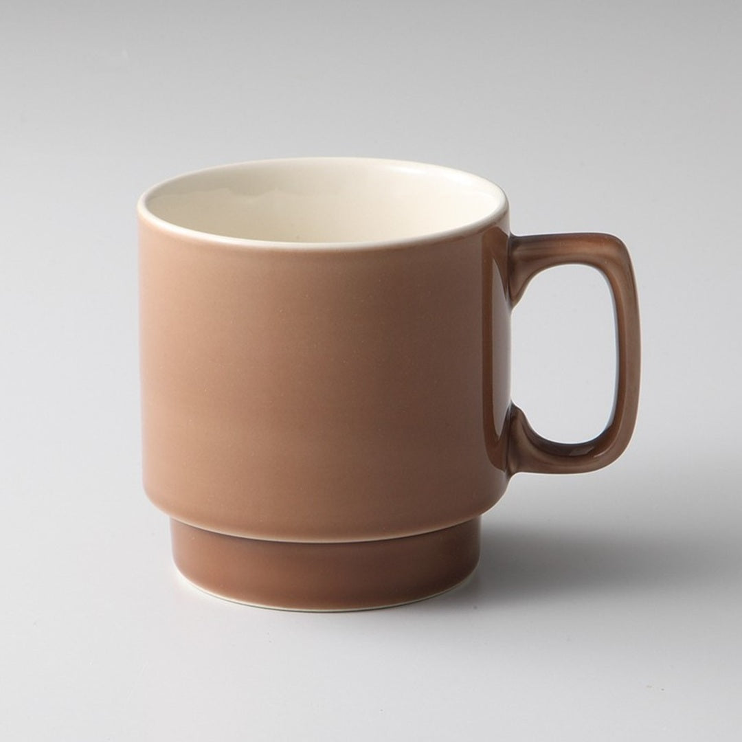 ココア スタックマグカップ [ マグ・スープカップ ] 11.3x8.4x8.7cm 300cc