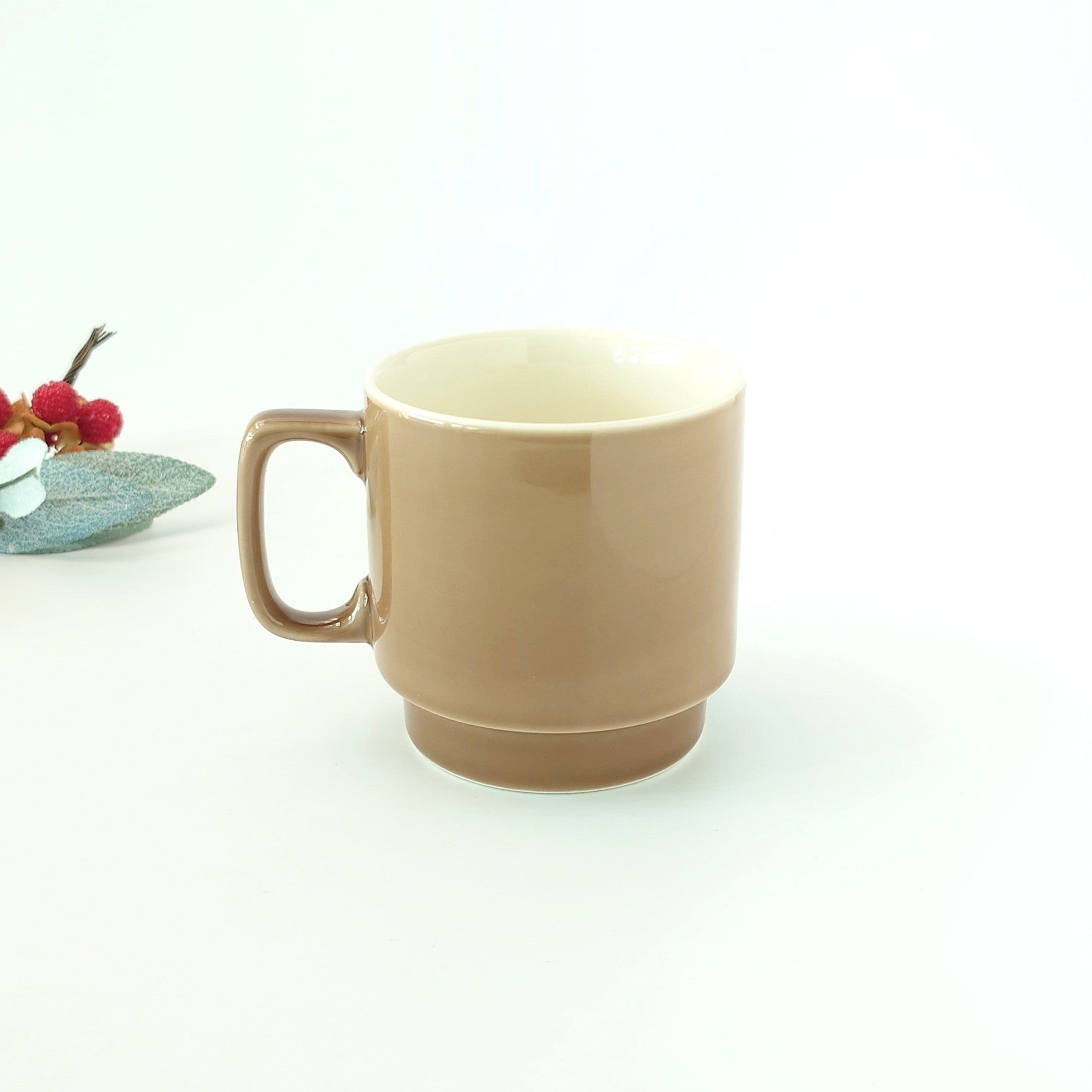 ココア スタックマグカップ [ マグ・スープカップ ] 11.3x8.4x8.7cm 300cc