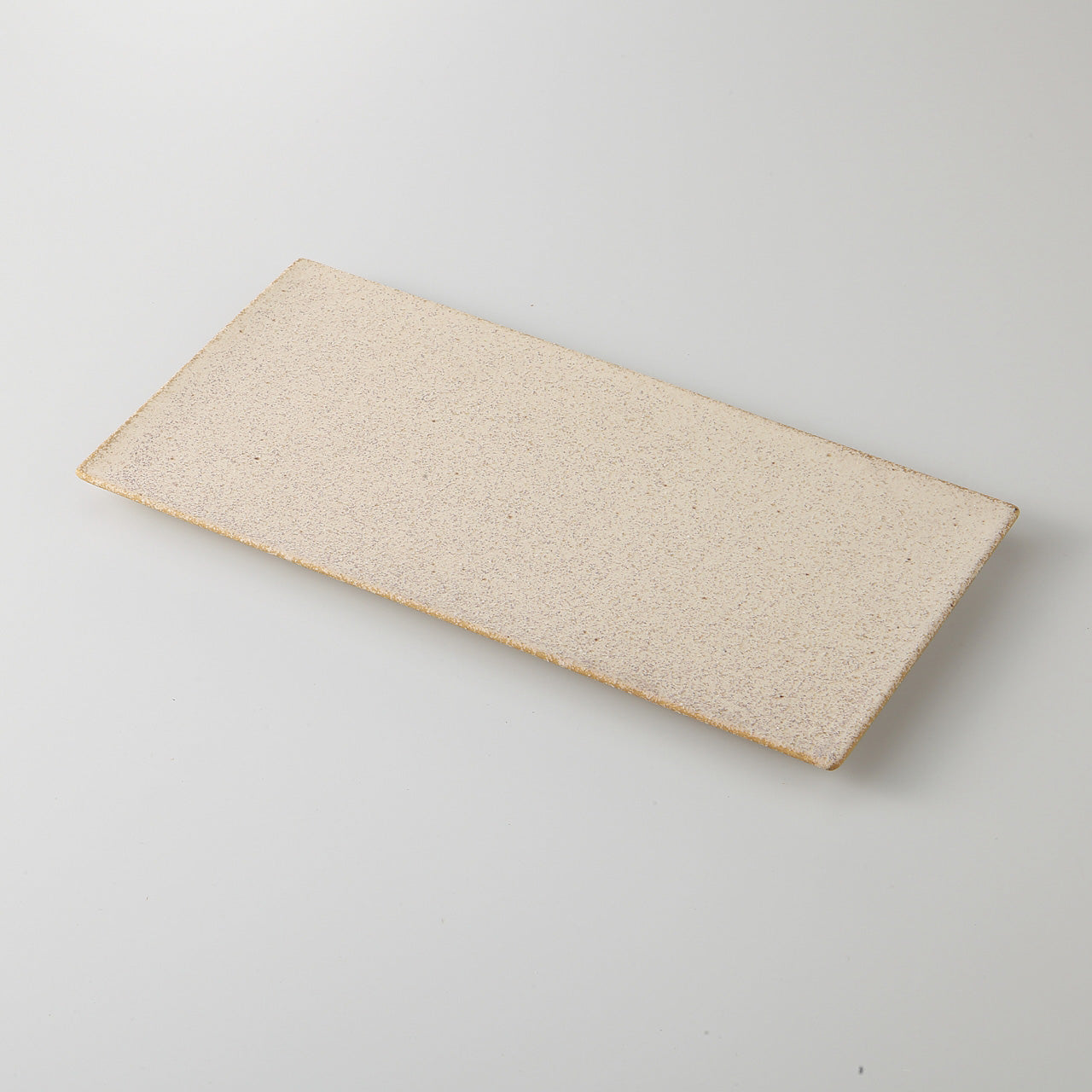 サンドベージュ 27cm長角皿 27.2×14×1.5cm