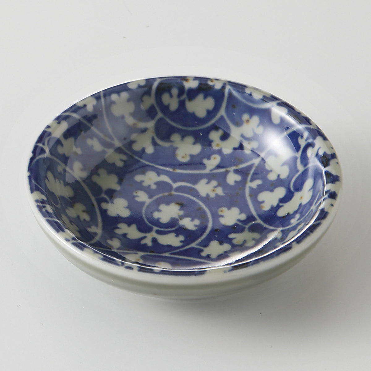 だみ唐草 玉皿 7.6×2.1cm