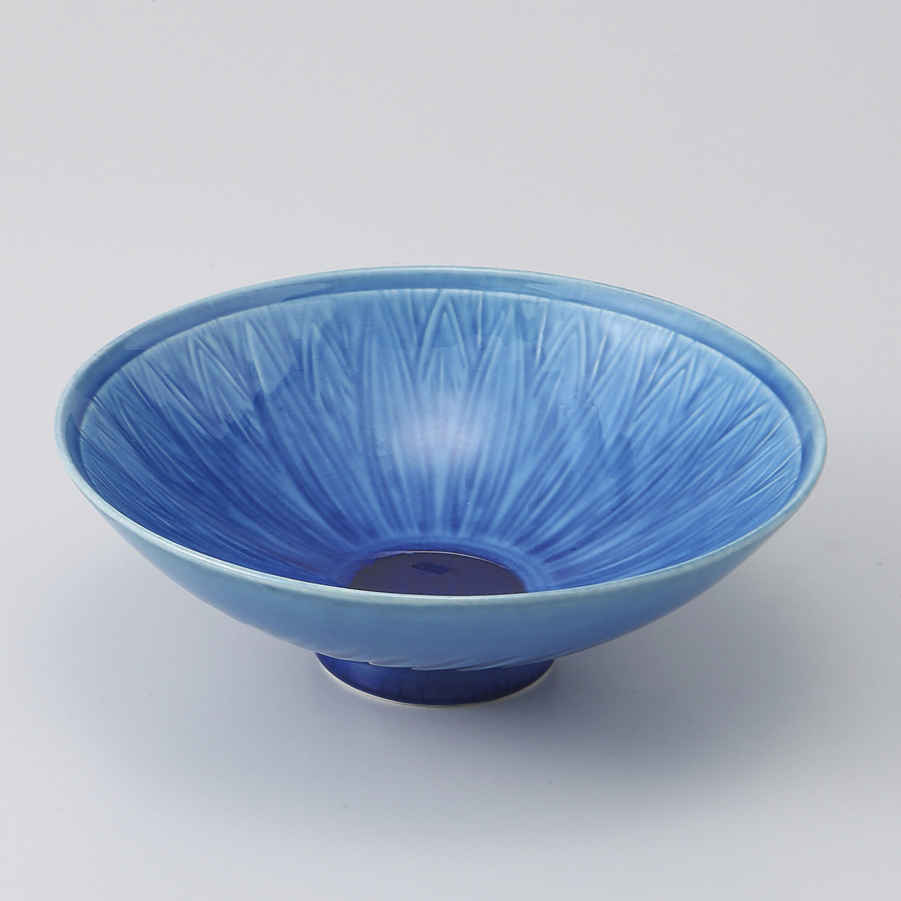 トルコ 菊割平鉢 15.4×5.3cm