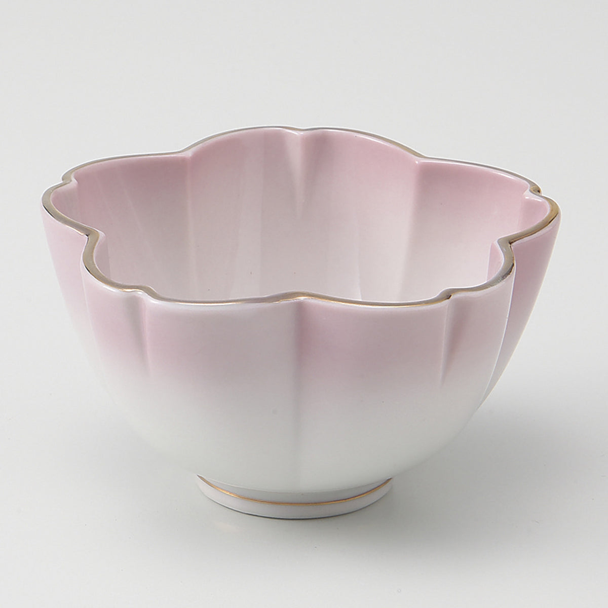 渕金ピンク吹 桜小付 9×5cm