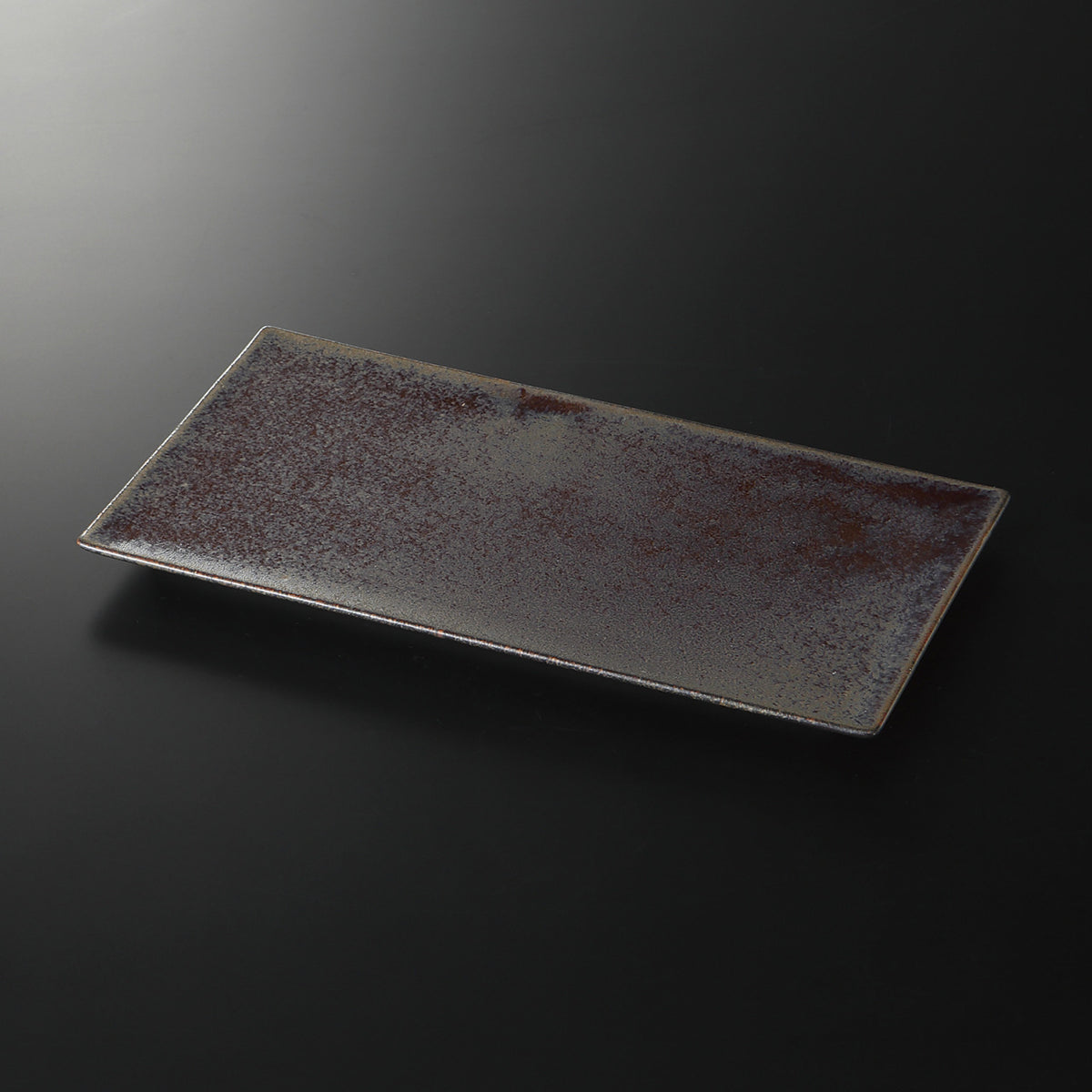 ブラックガーネット 27cm長角皿 27.1×14×1.2cm