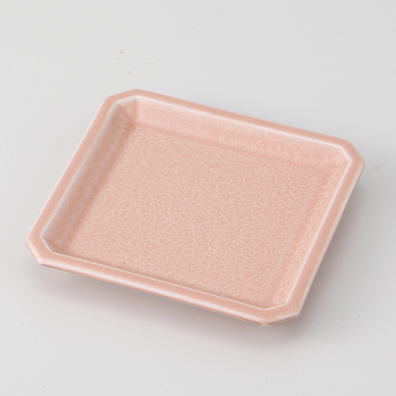 ベビーピンク スクエアプレートS 9.5×9.5×1.5cm