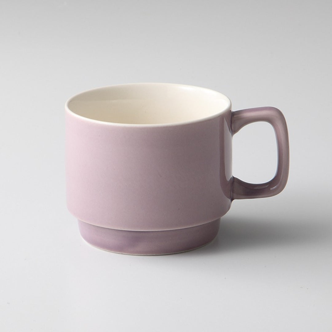 ムラサキ スタックコーヒーカップ [ マグ・スープカップ ] 11.3x8.4x7cm 250cc