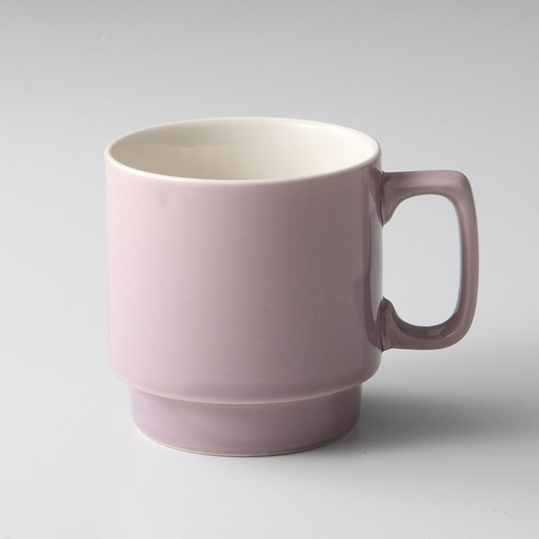 ムラサキ スタックマグカップ [ マグ・スープカップ ] 11.3x8.4x8.7cm 300cc