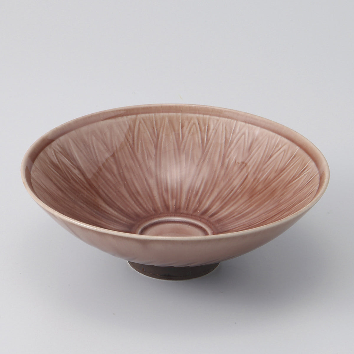 ローズ 菊割平鉢 15.4×5.3cm