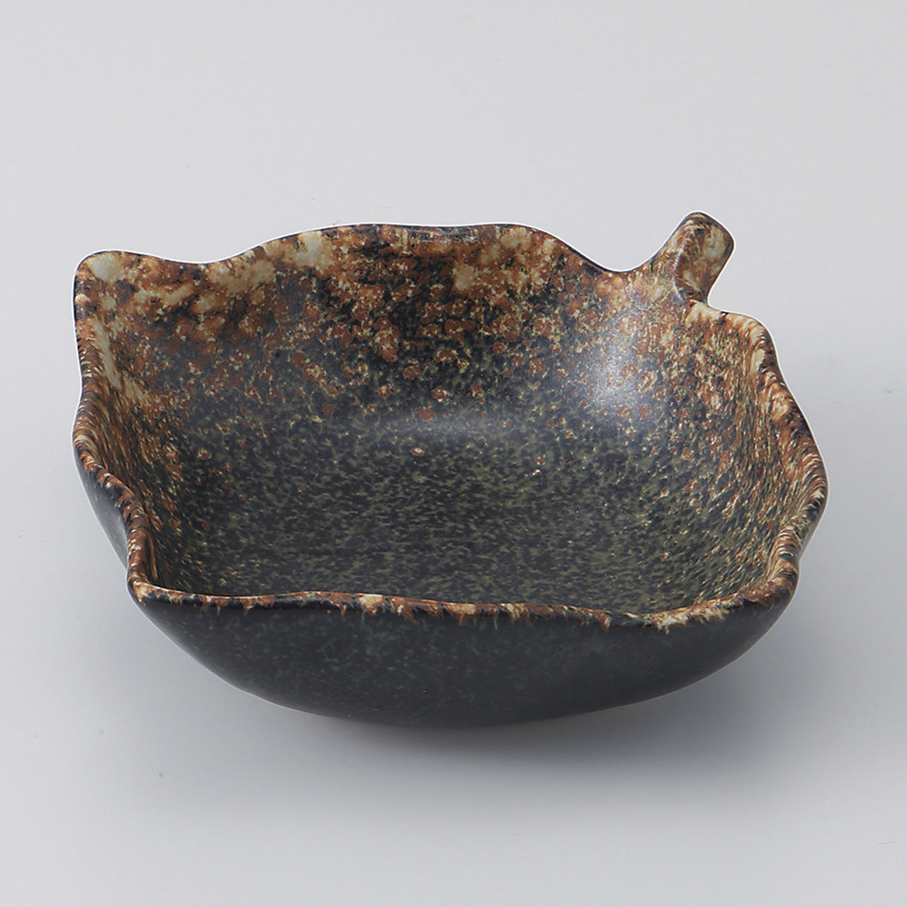 黄砂 葉型小鉢 11×4cm