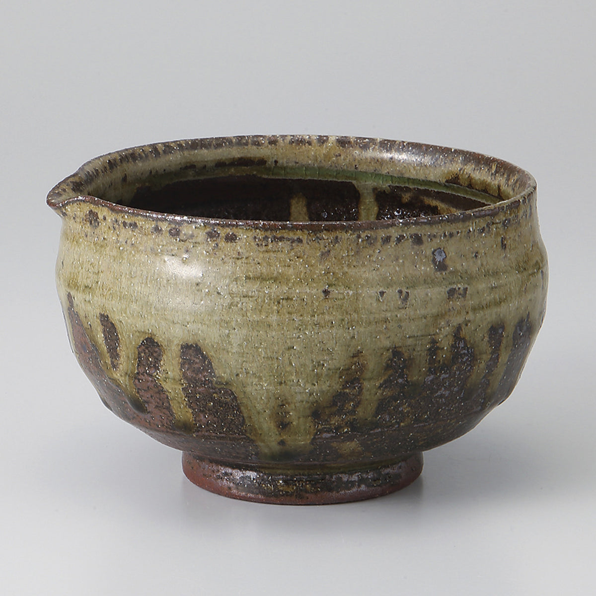 灰霞 4.5片口鉢 13.5×13.2×8.3cm