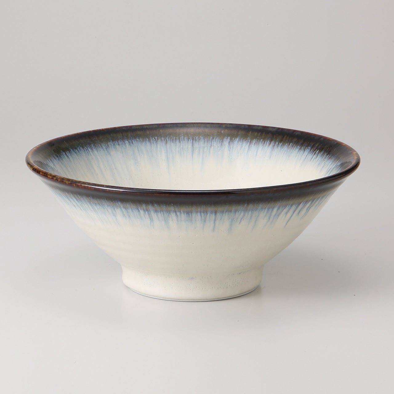 均窯錆流し 6.5そば丼 19.4×8cm