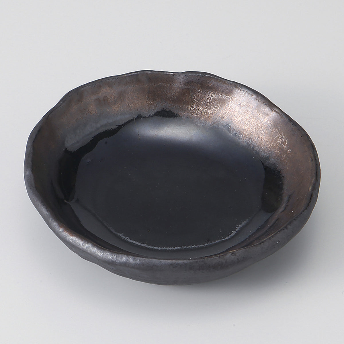 金彩天目 コルク小皿 11.5×11×2.7cm