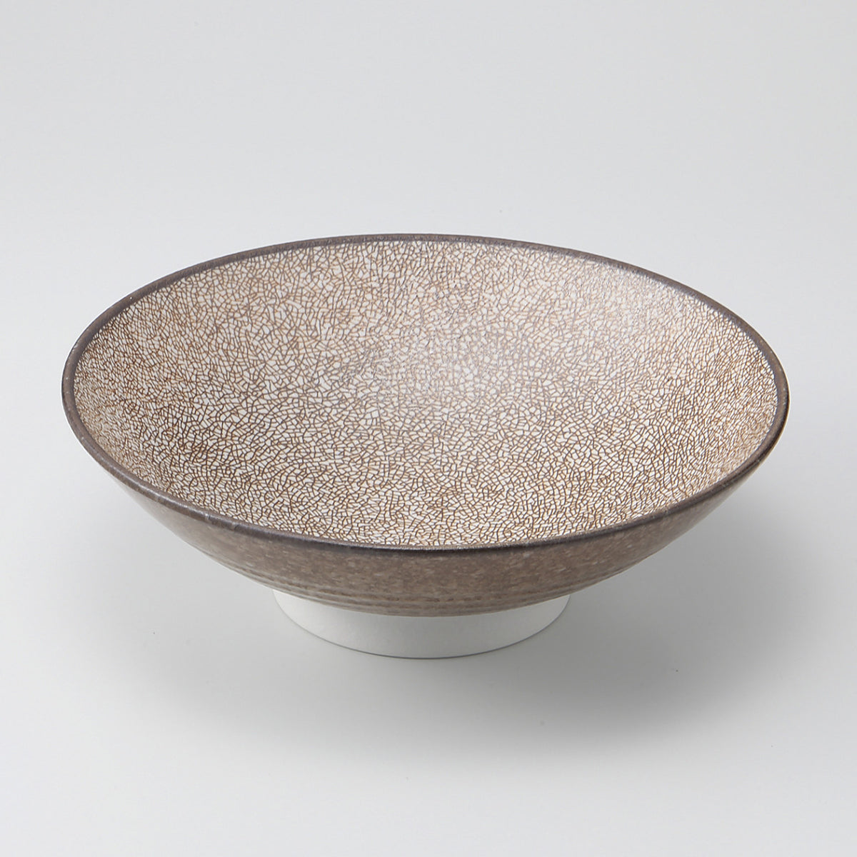 金茶かいらぎ 8寸盛鉢 24.2×7.9cm