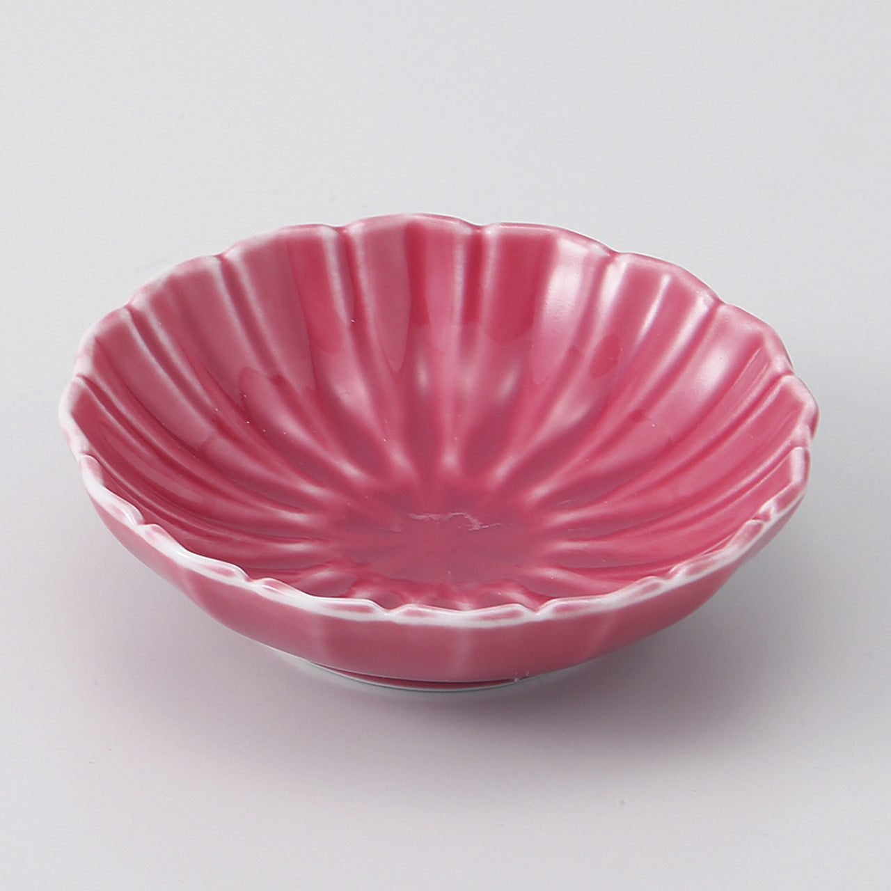 紅色 ダリヤ皿S 8.5×2.5cm