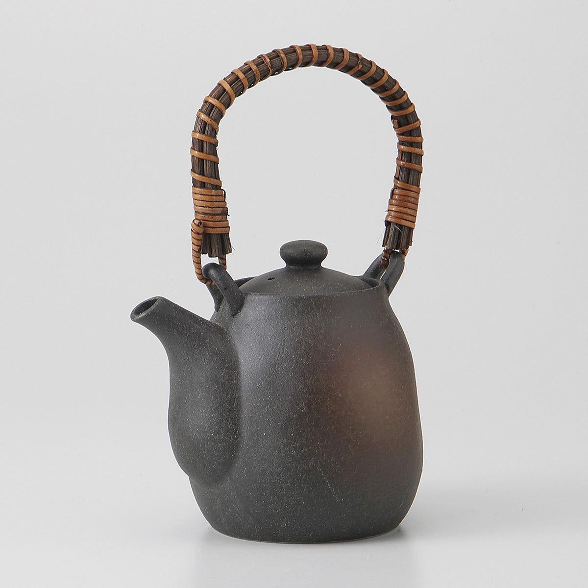黒備前 土瓶(つる付) 12×9.5×11.4cm 460cc