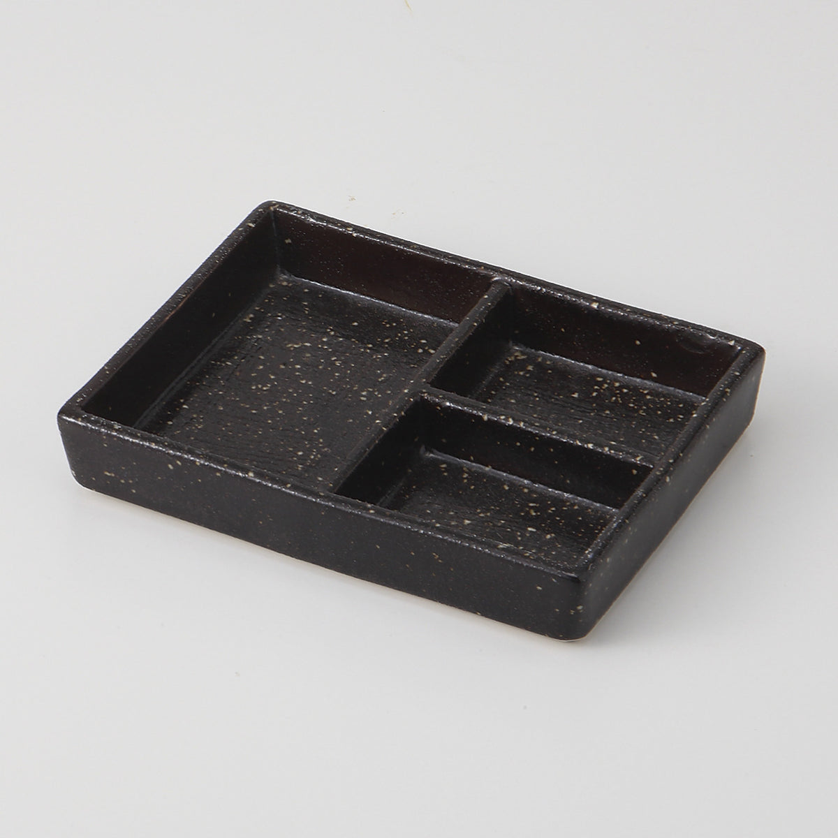 黒梨地 3品薬味皿 12.2×9.3×2cm