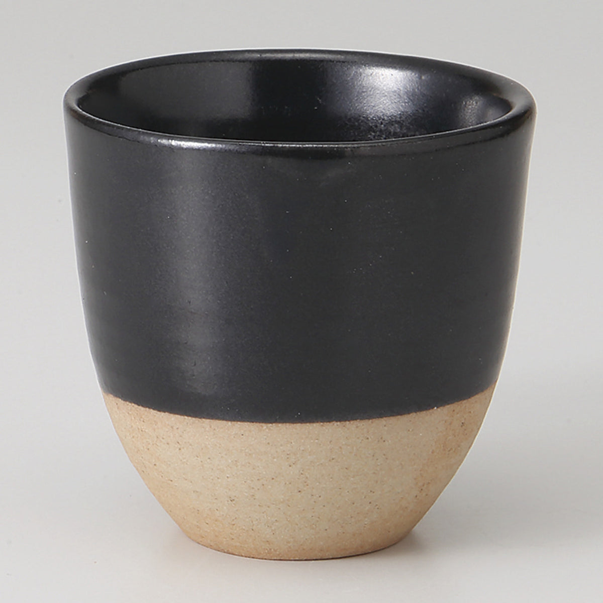 黒釉 ミニ湯呑 6.5×6.2cm 100cc