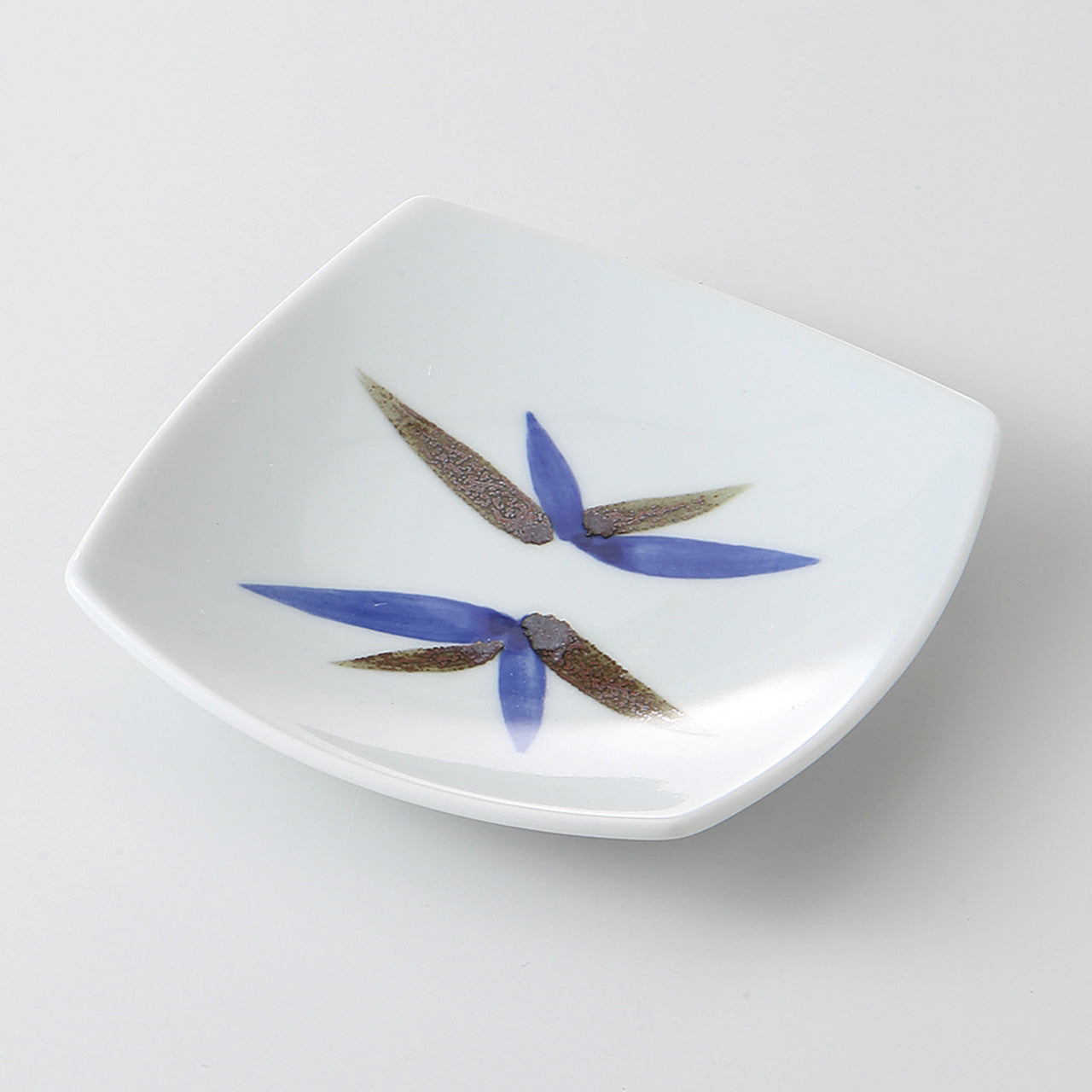 笹文 なで角小皿 11.3×2.2cm
