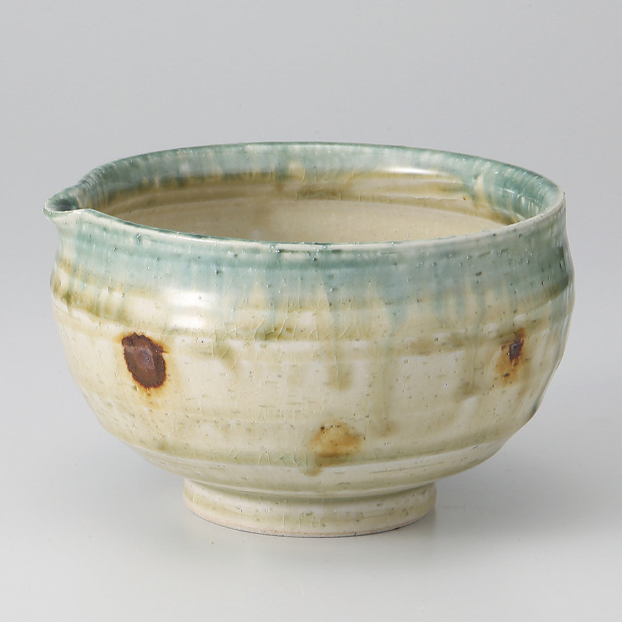 錆雪 4.5片口鉢 13.5×13.2×8.3cm
