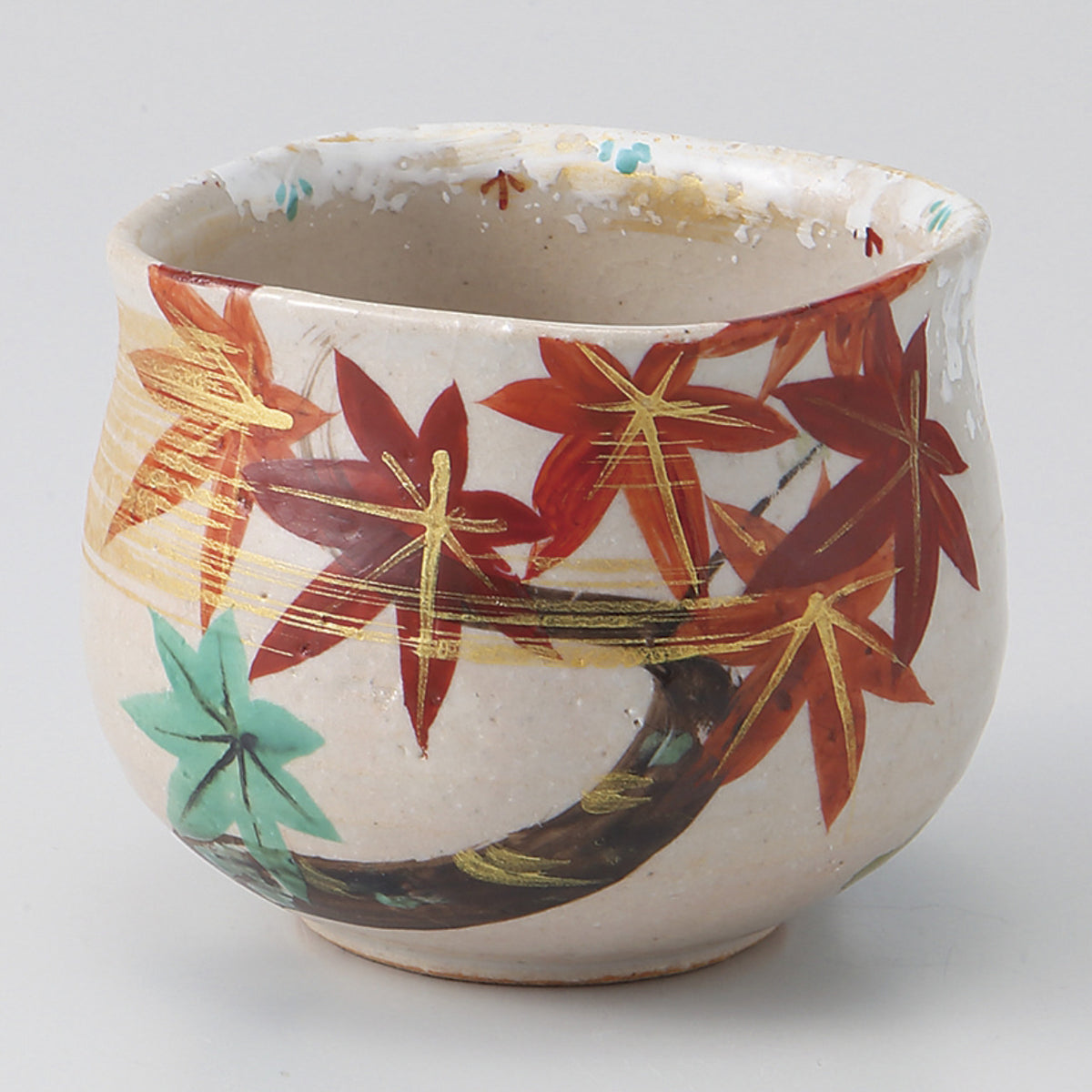 春秋雲金 角丸小鉢 7.2×6.5cm