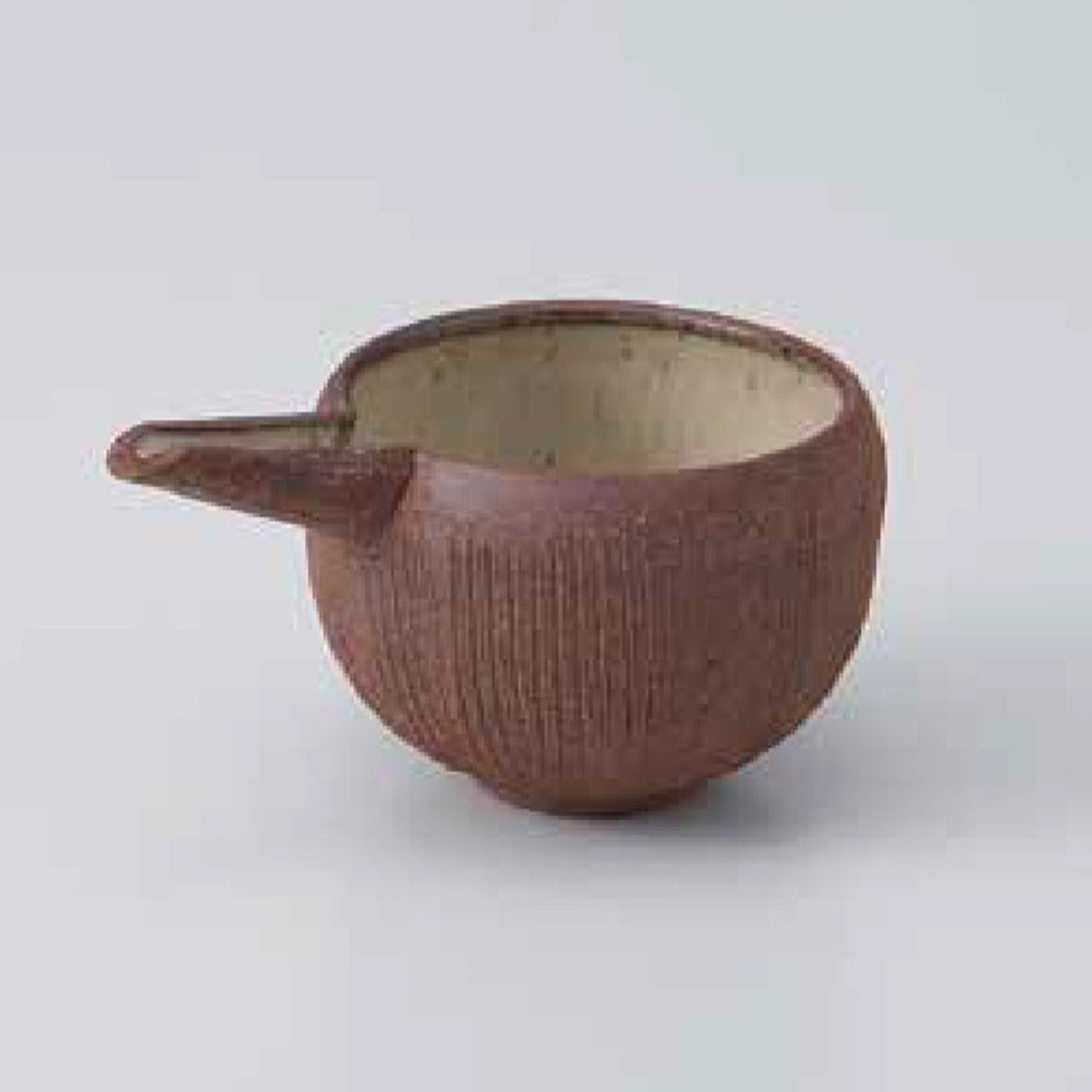 焼〆 片口注鉢 11.1×7.8×6.1cm